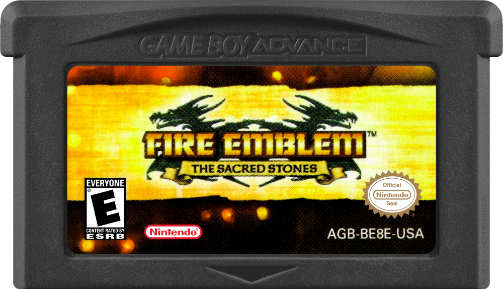 Fire Emblem: The Sacred Stones cartridge